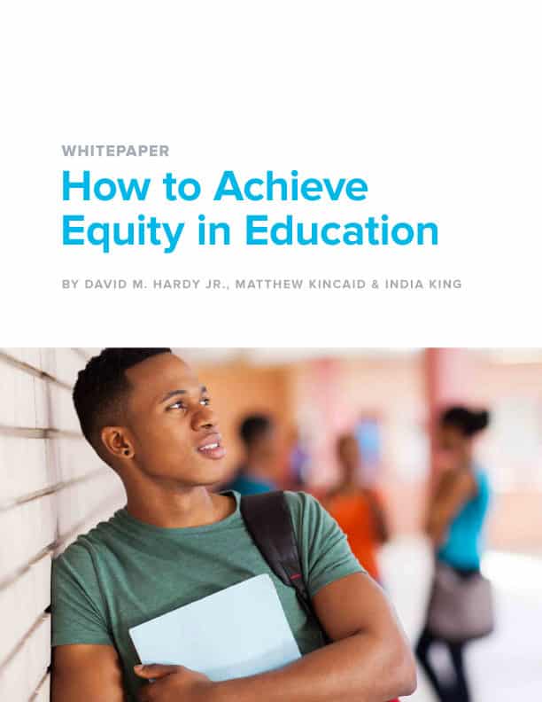how to achieve equity in education