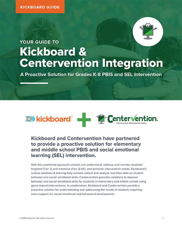 Centervention Kickboard